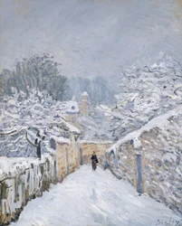 Schnee in Louveciennes, 1878